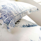 Σετ Παπλωματοθήκη Hauz Limited Edition Hemp 230X250 / Sky Blue-Ecru